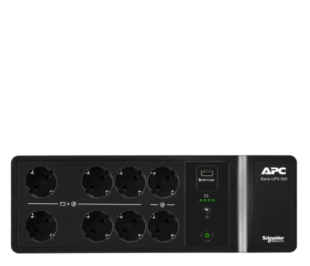APC BE500G2-GR APC Back-UPS 500VA 8 schuko outlets - 1272259 - zdjęcie 4
